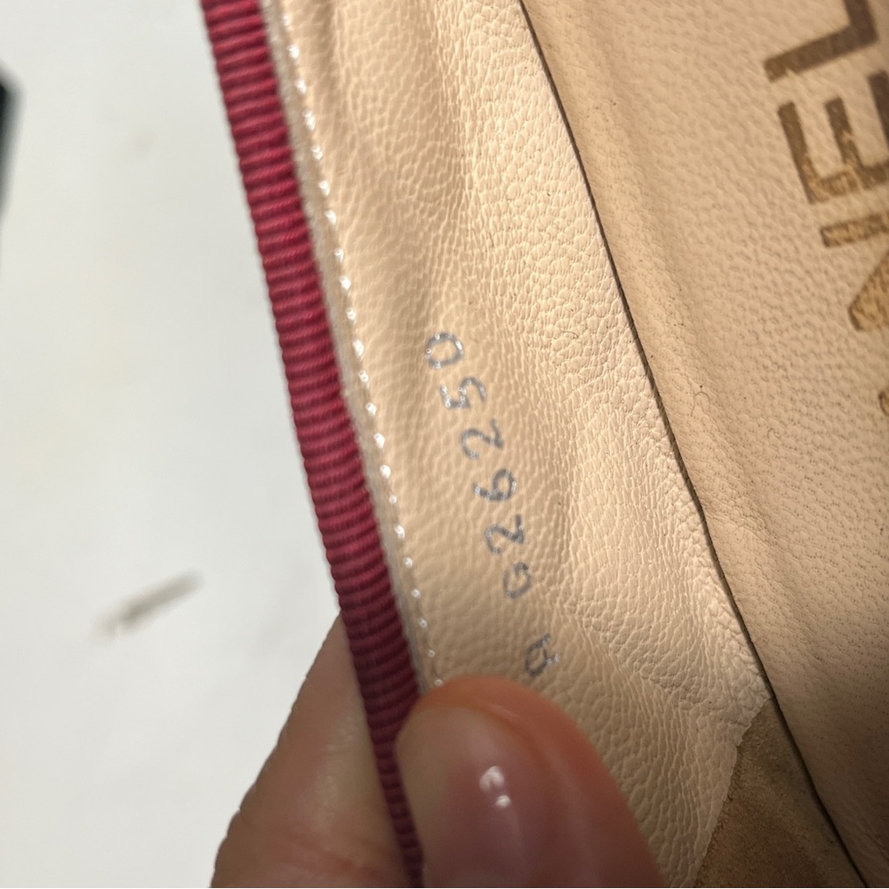 Chanel Burgundy Women's Ballet Flats - Picture 9 of 12